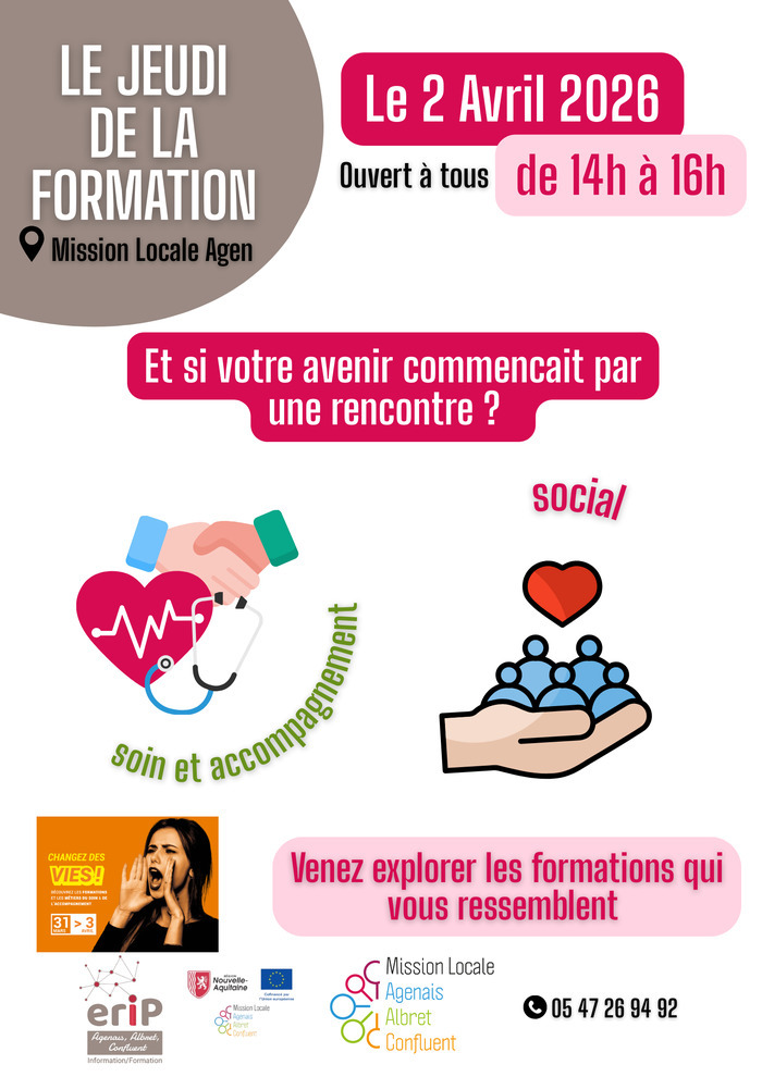 Découverte des formations proposées sur le territoire.