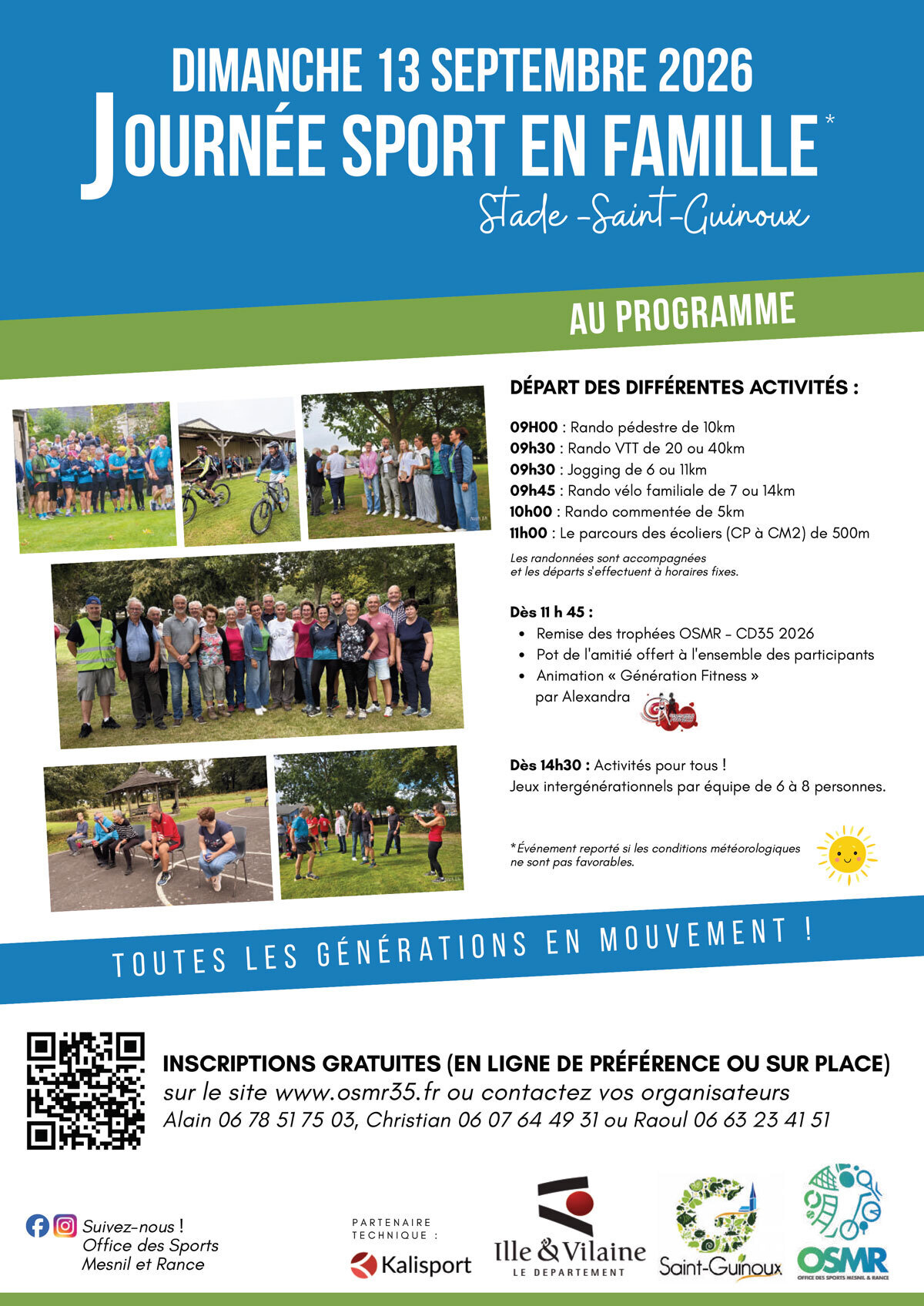 Journée Sports en famille