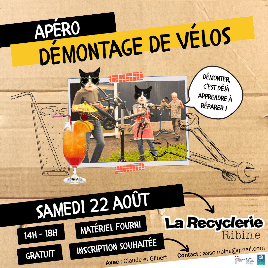 APÉRO DÉMONTAGE DE VÉLOS