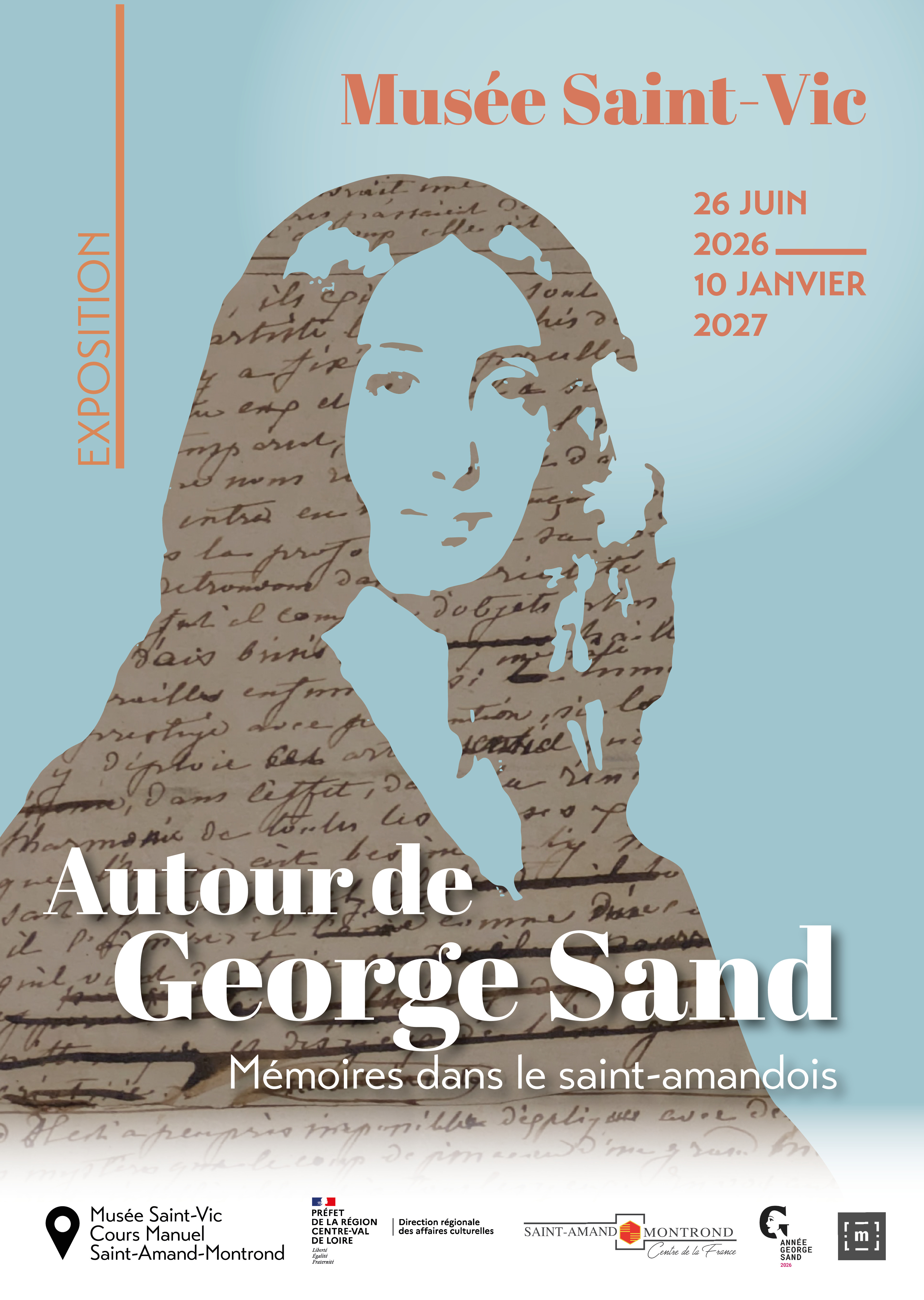 Visite guidée de l'exposition "Autour de George Sand, mémoires dans le Saint-Amandois"