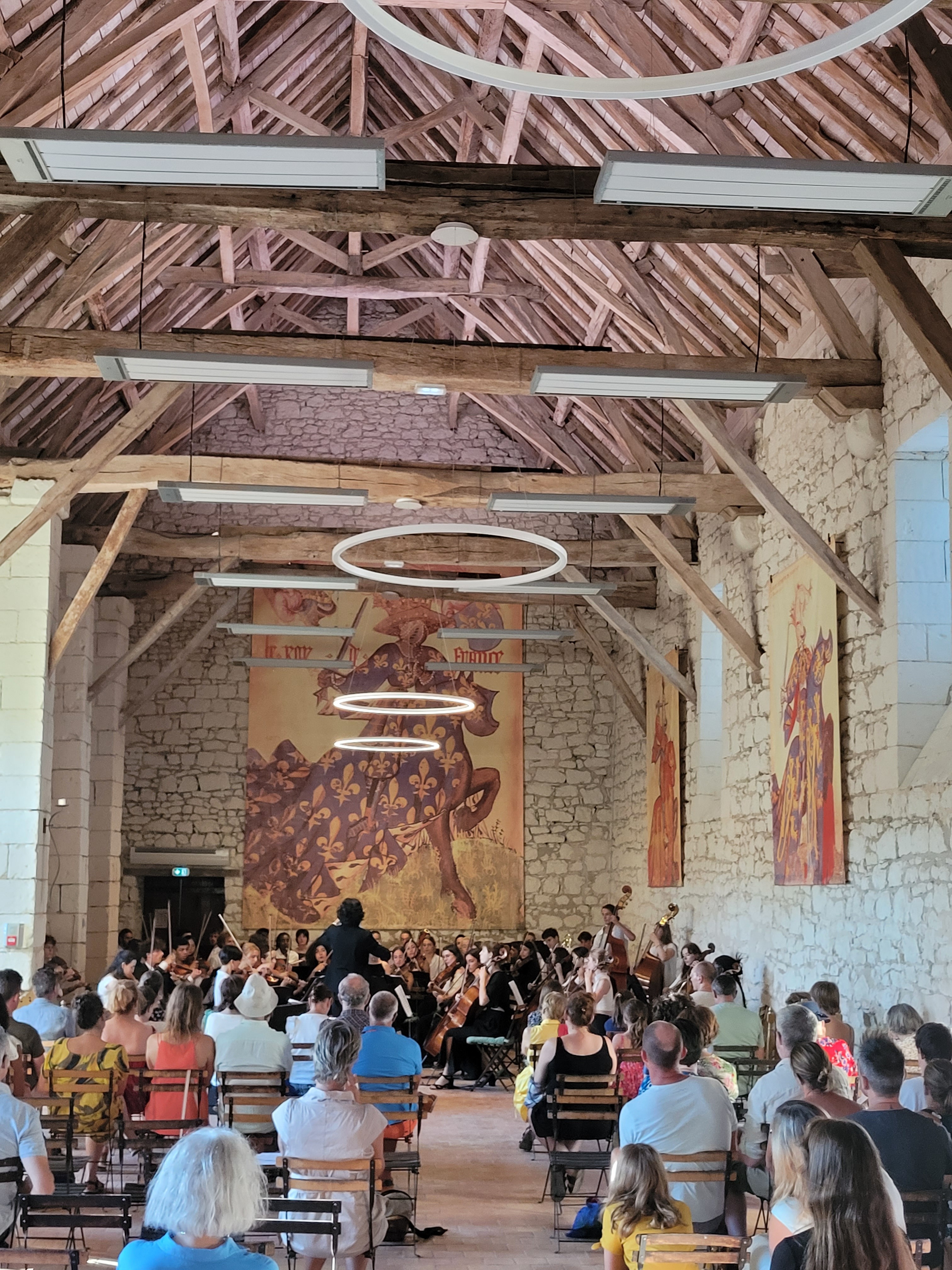 Concert de l'Union musicale de Sainte-Maure de Touraine au Château du Rivau