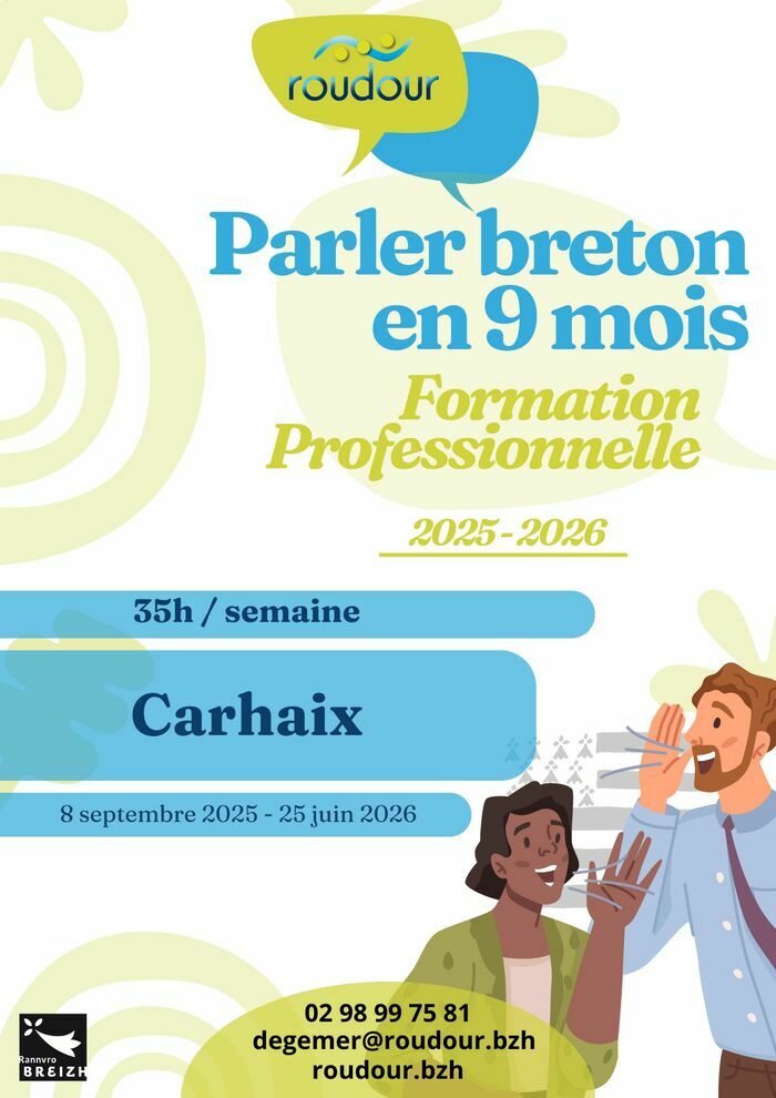 Une réunion d'information - formations de breton