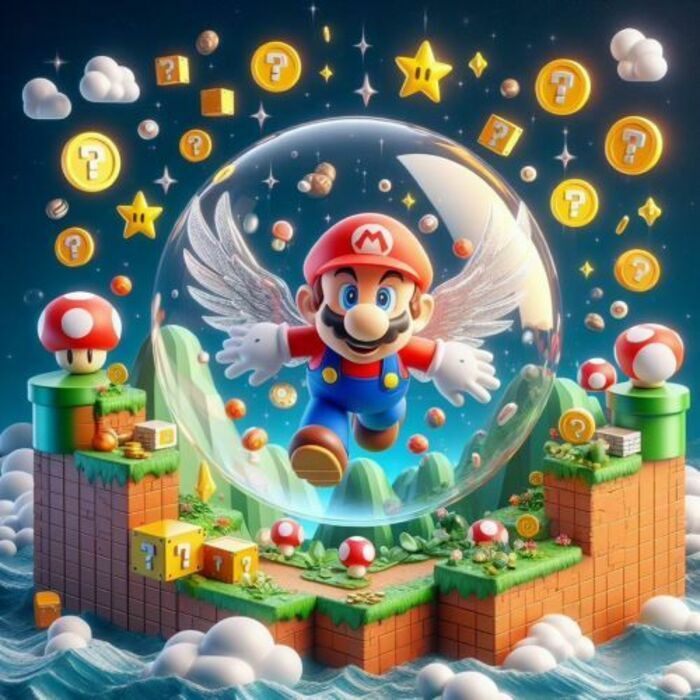 Venez jouer aux différents jeux de l'univers de Mario.