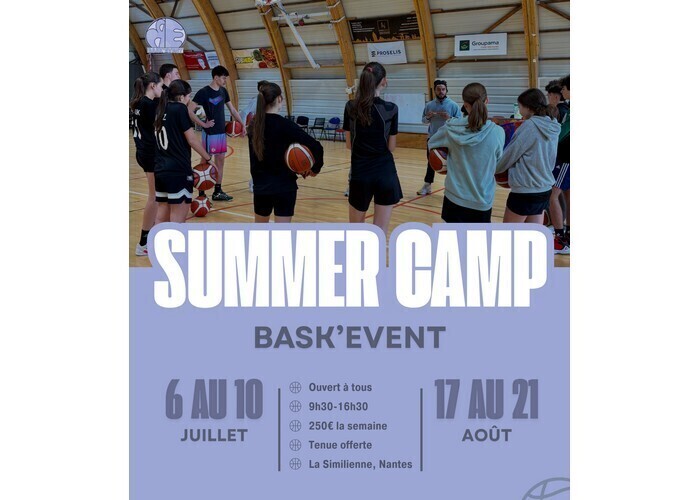 Summer Camp Bask'Event - Août