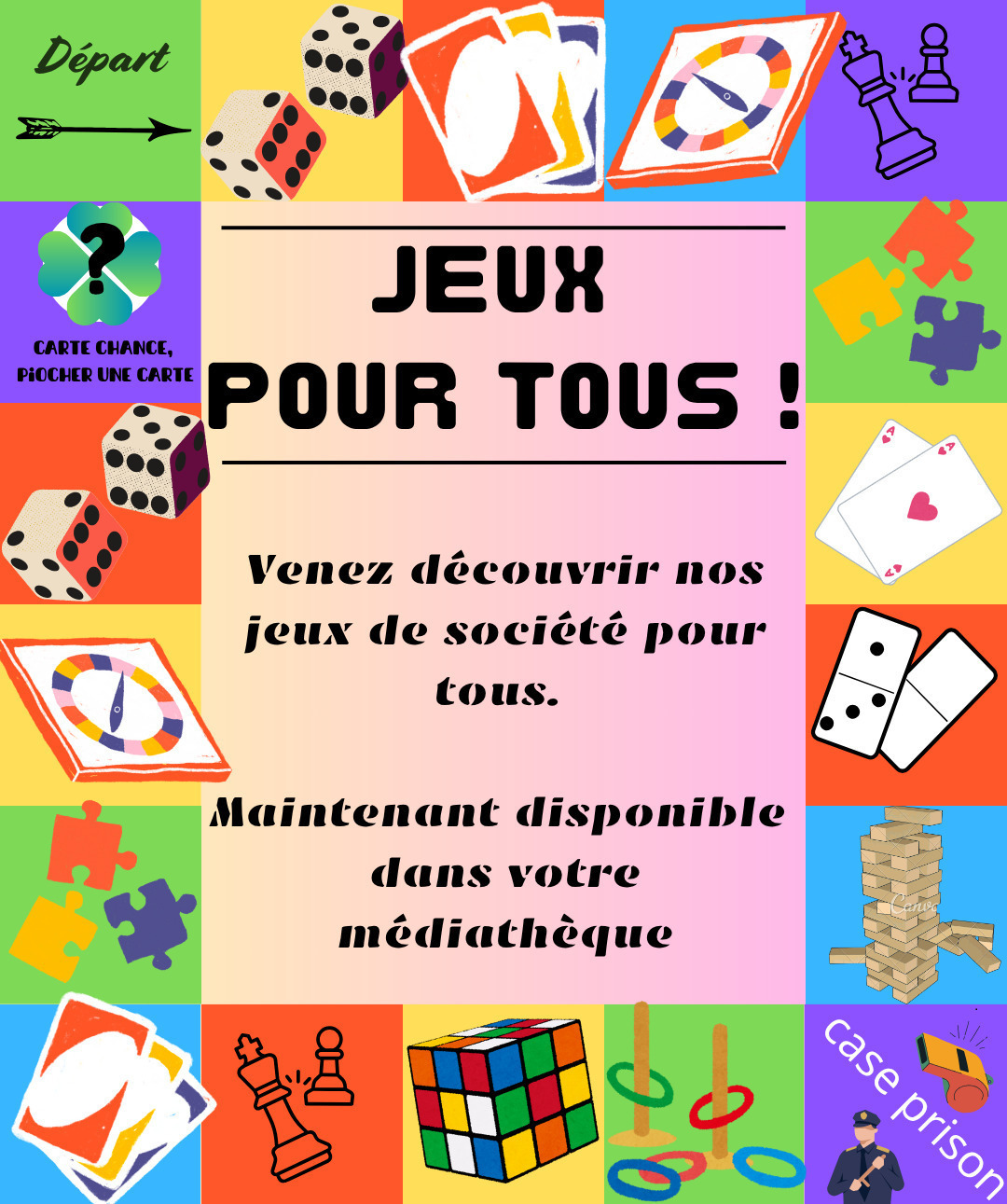 NUITS DES BIBLIOTHEQUES : Jeux de société