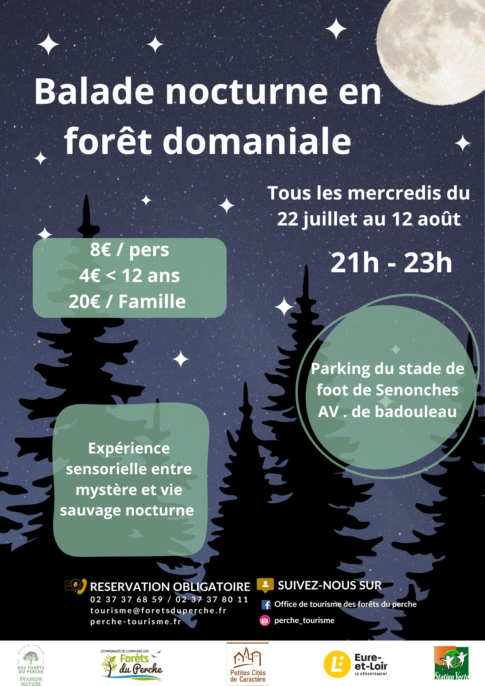 Balade nocturne en forêt domaniale de Senonches
