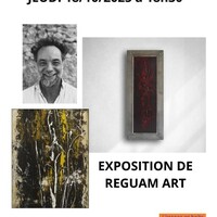 Vernissage de l'expo de Reguam Art