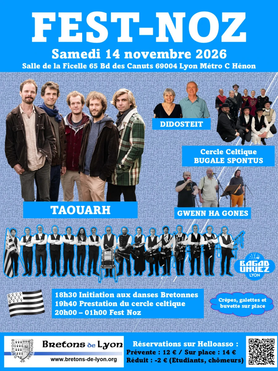 Fest Noz des bretons de Lyon 2026
