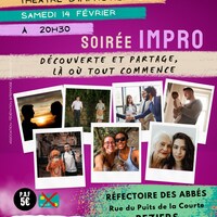 Soirée impro "découverte et partage, là où tout commence"