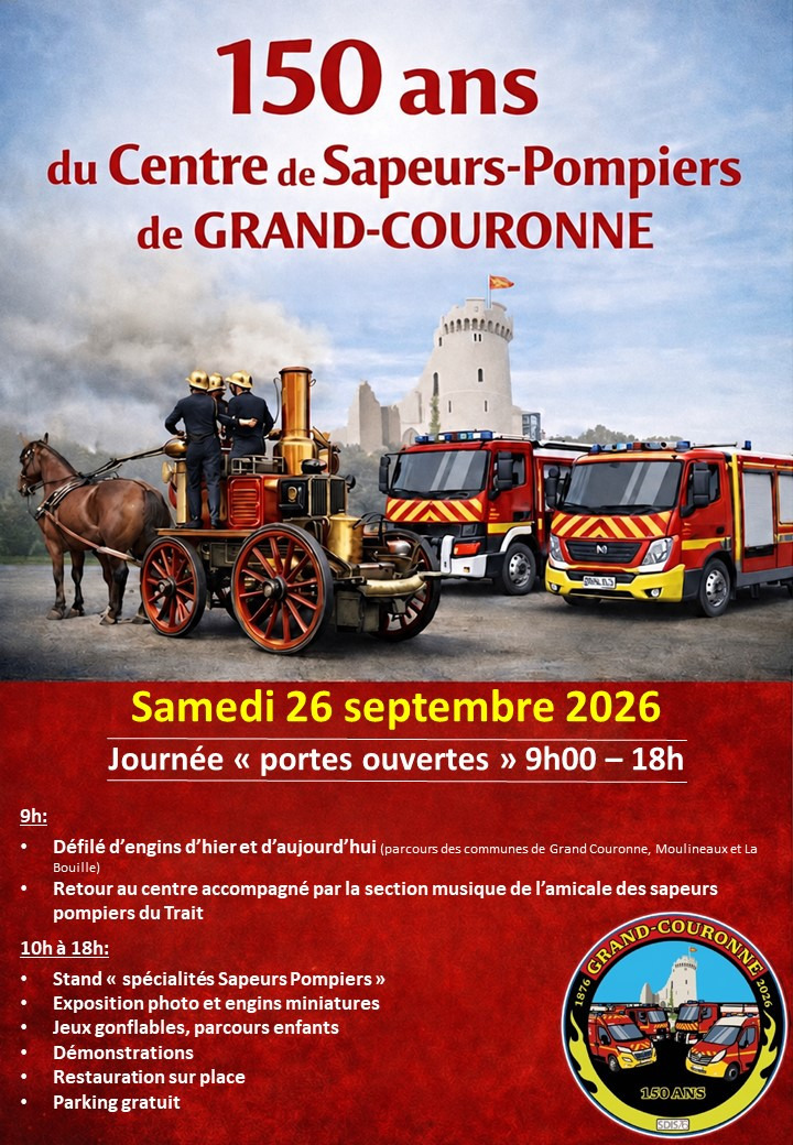 150 ans du Centre de Sapeurs-Pompiers de GRAND-COURONNE