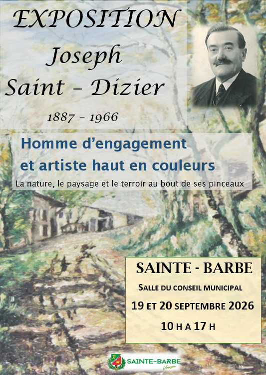 Exposition Joseph Saint-Dizier