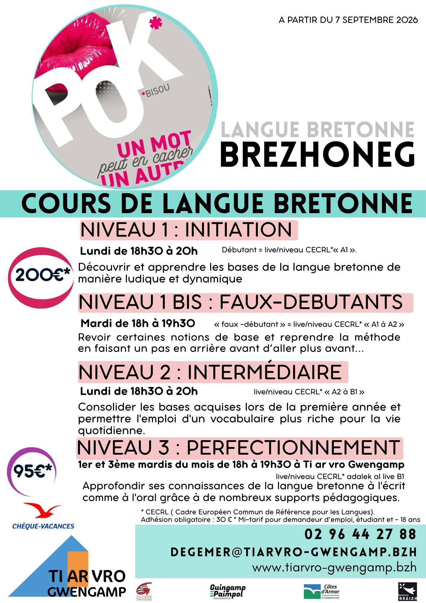 cours du soir de breton