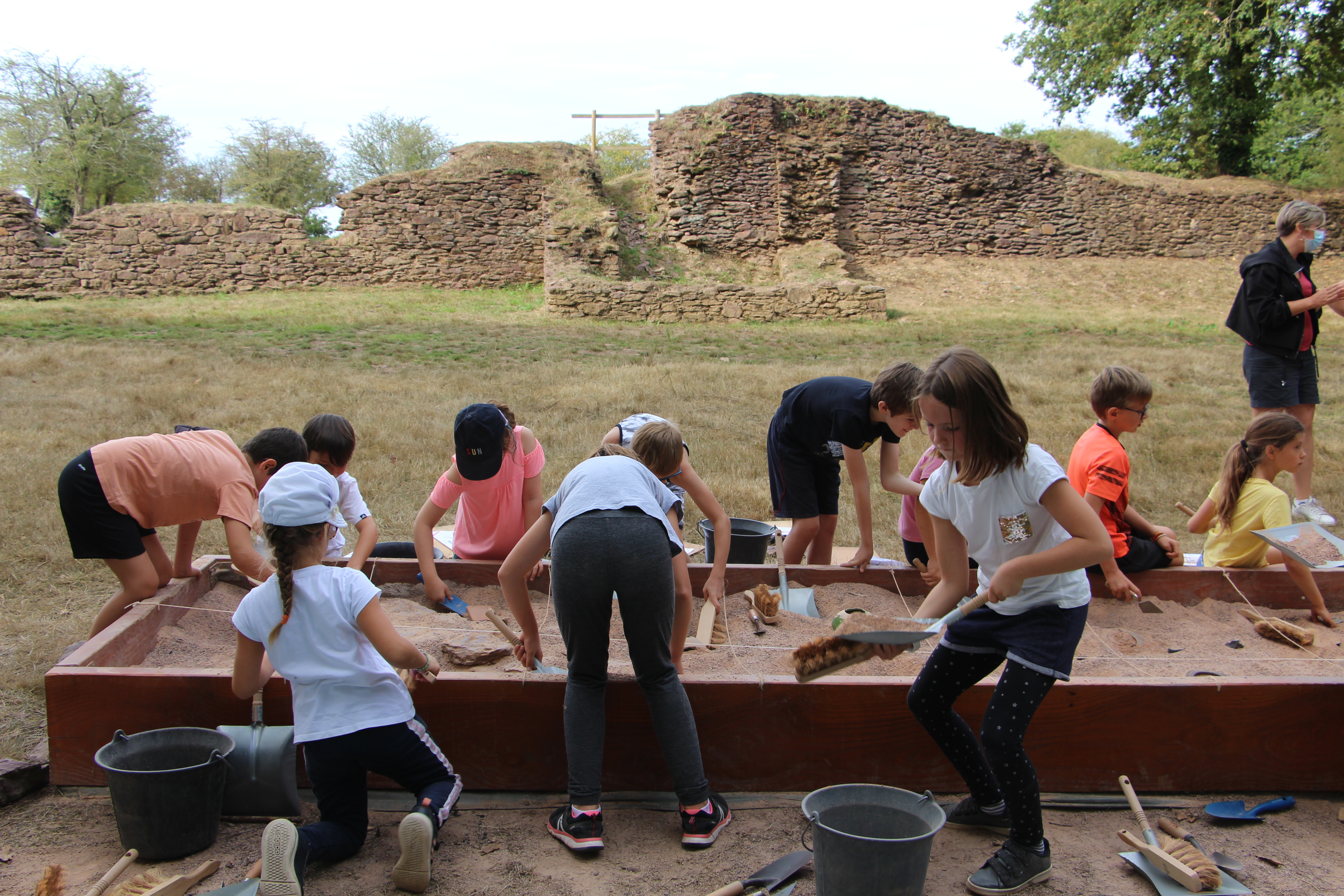 Atelier Fouille sur le site archéologique de Boutavent