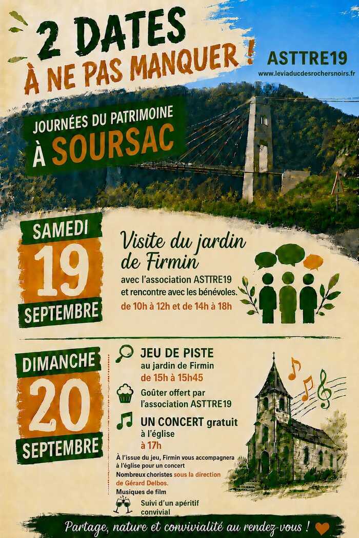Visite du jardin de Firmin, jeu de piste et concert gratuit