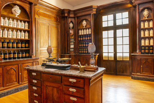 Visite de l'apothicairerie de Lodève : ancienne pharmacie de l'hôpital