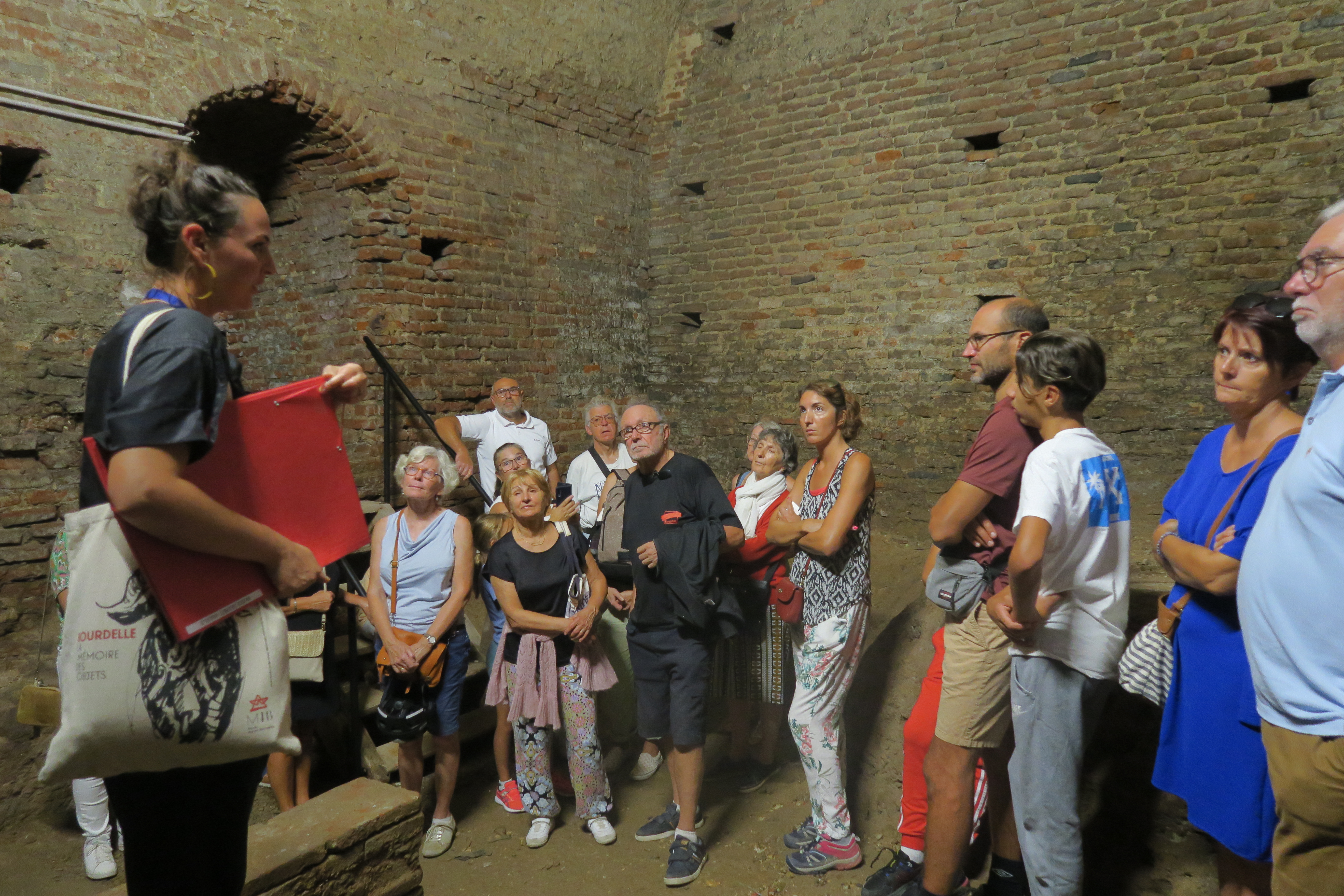 Visite guidée des vestiges médiévaux