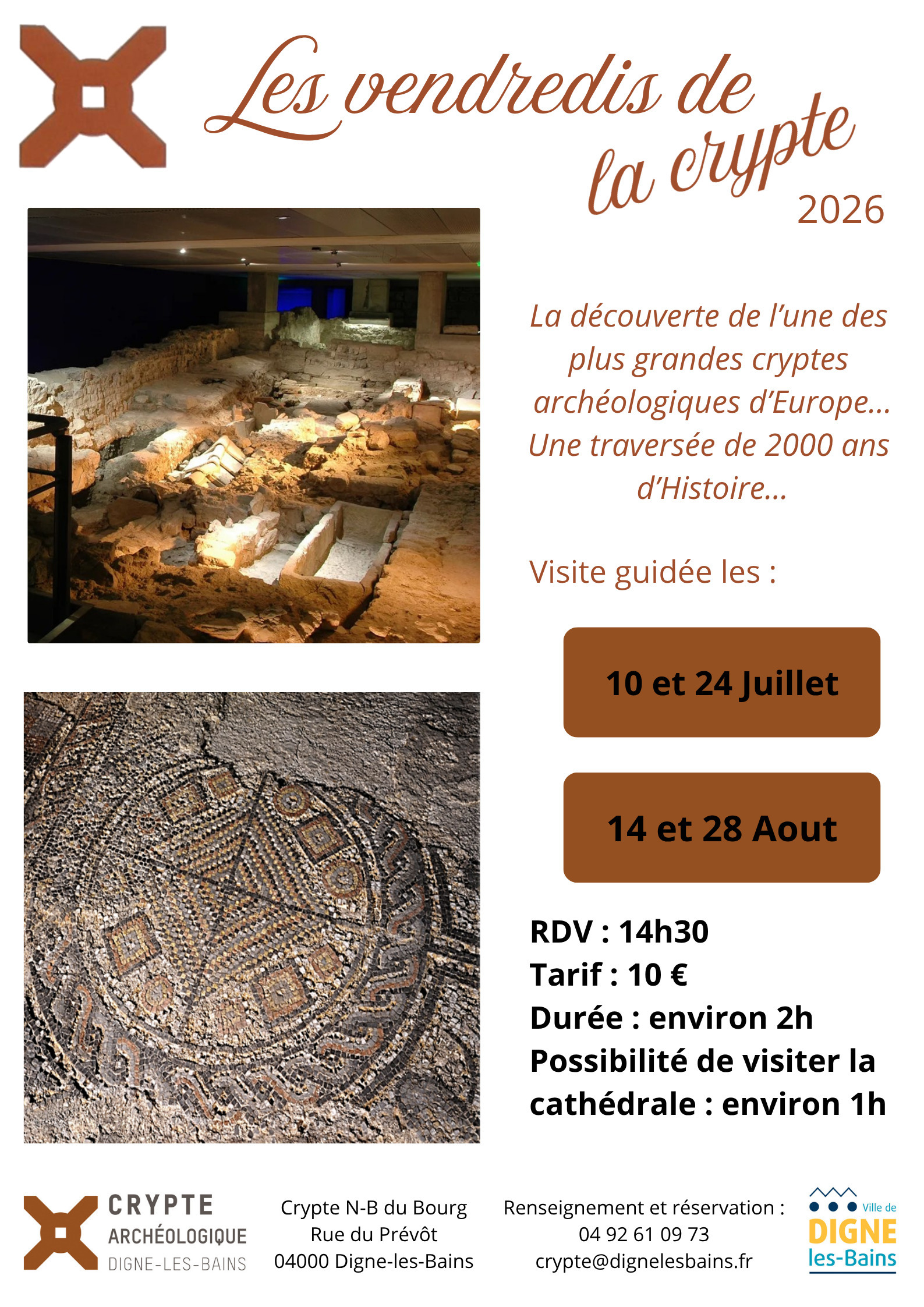 Les vendredis de la crypte