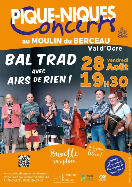 Pique-nique , bal folk avec AIRS DE RIEN