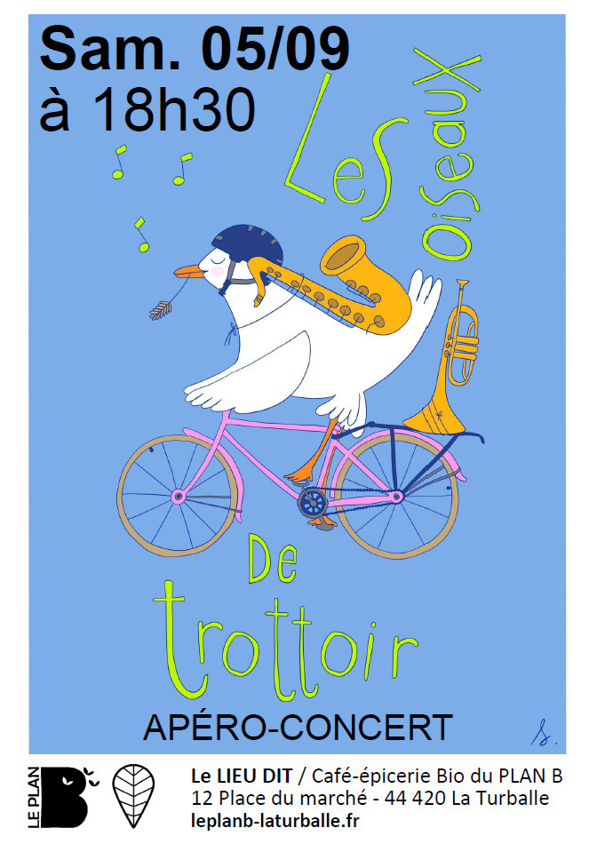 Apéro Concert avec Les oiseaux de trottoir