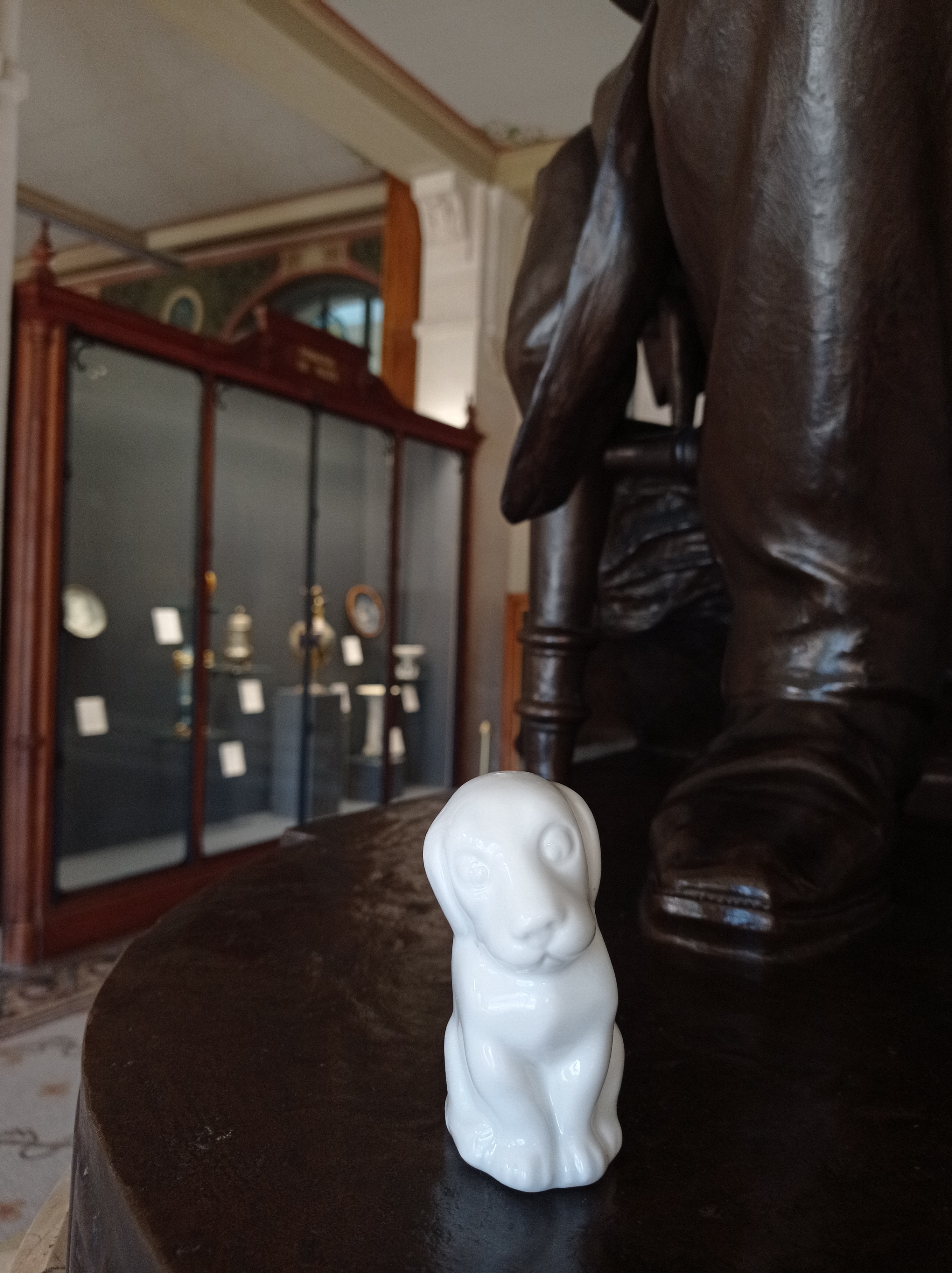 Le chien Porcelaine et son mini-musée