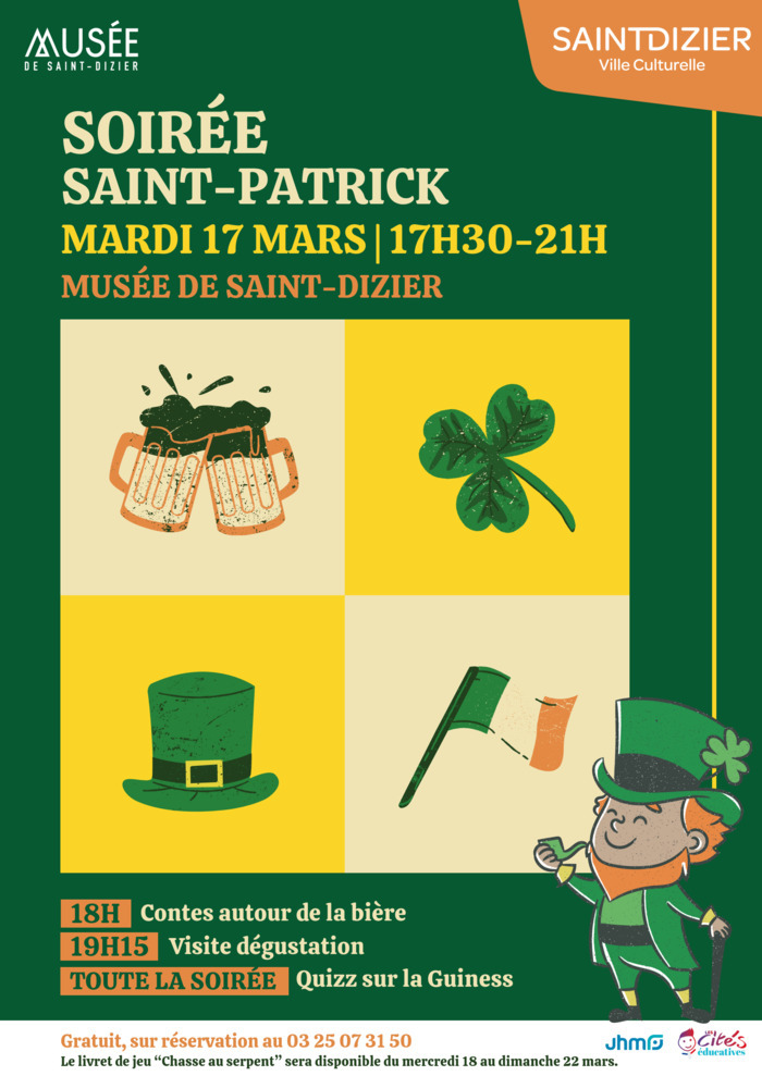 Soirée Saint-Patrick au Musée !