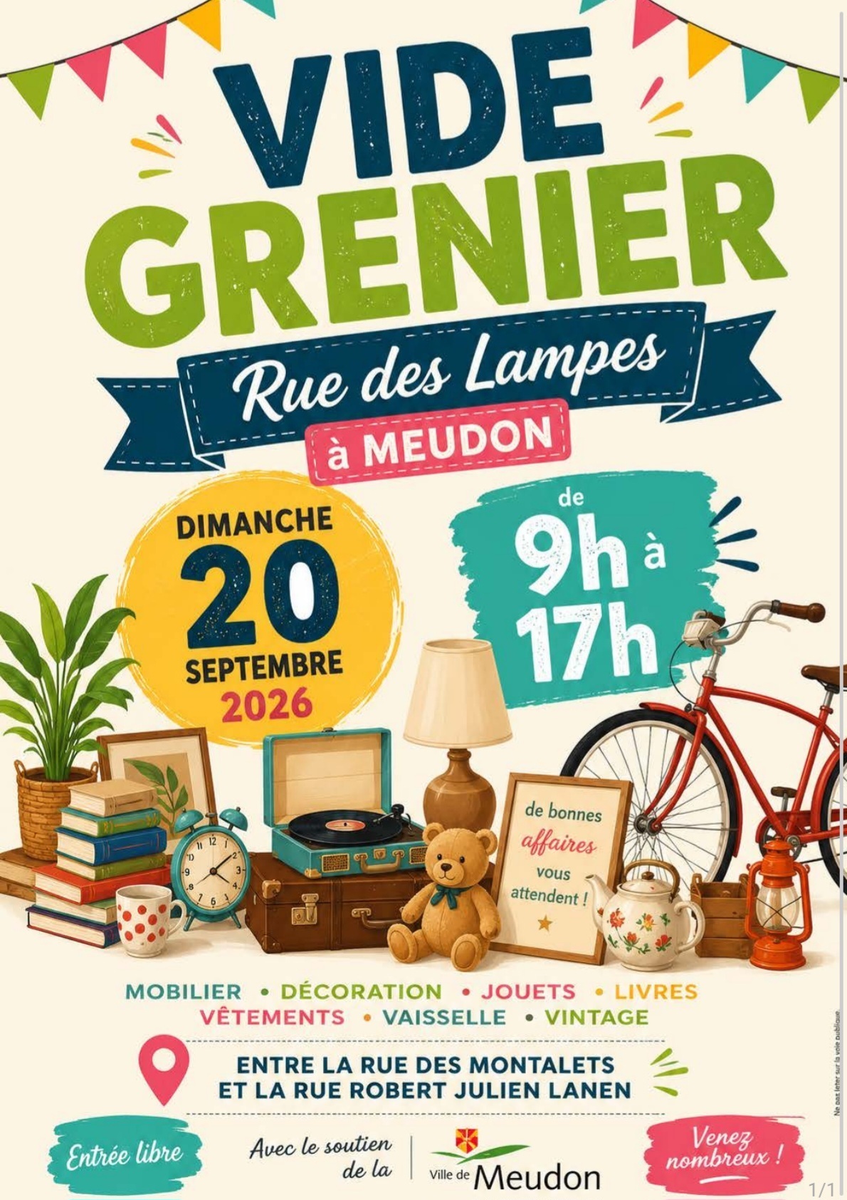 Vide Grenier de la Rue des Lampes