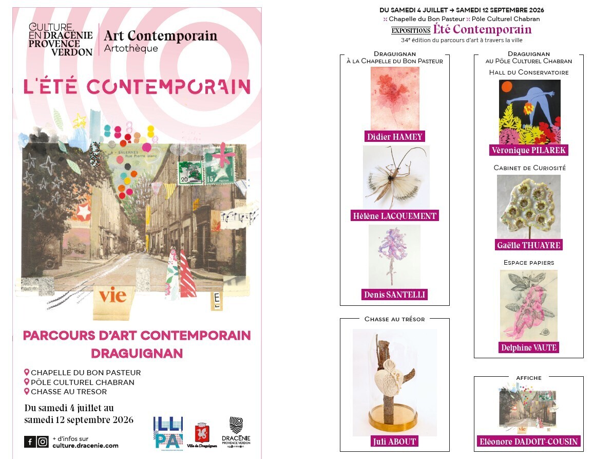 Expositions « L’Eté contemporain »