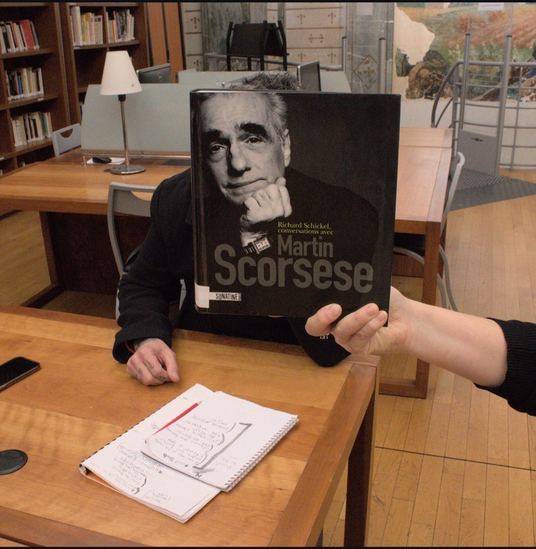 Visite de la bibliothèque de la Cinémathèque de Toulouse et création de bookface