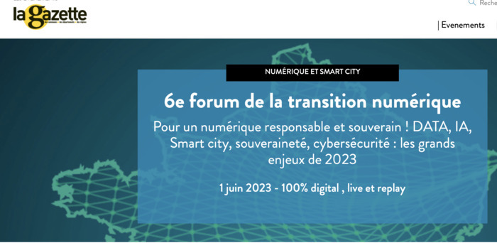 6e forum de la transition numérique