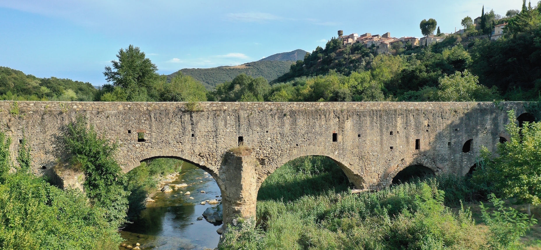 Visite guidée du pont-aqueduc d'Ansignan