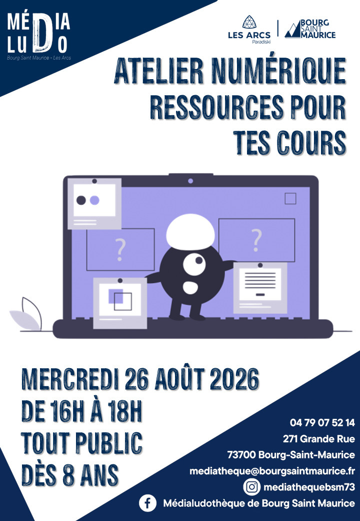 Atelier numérique : Ressources pour tes cours