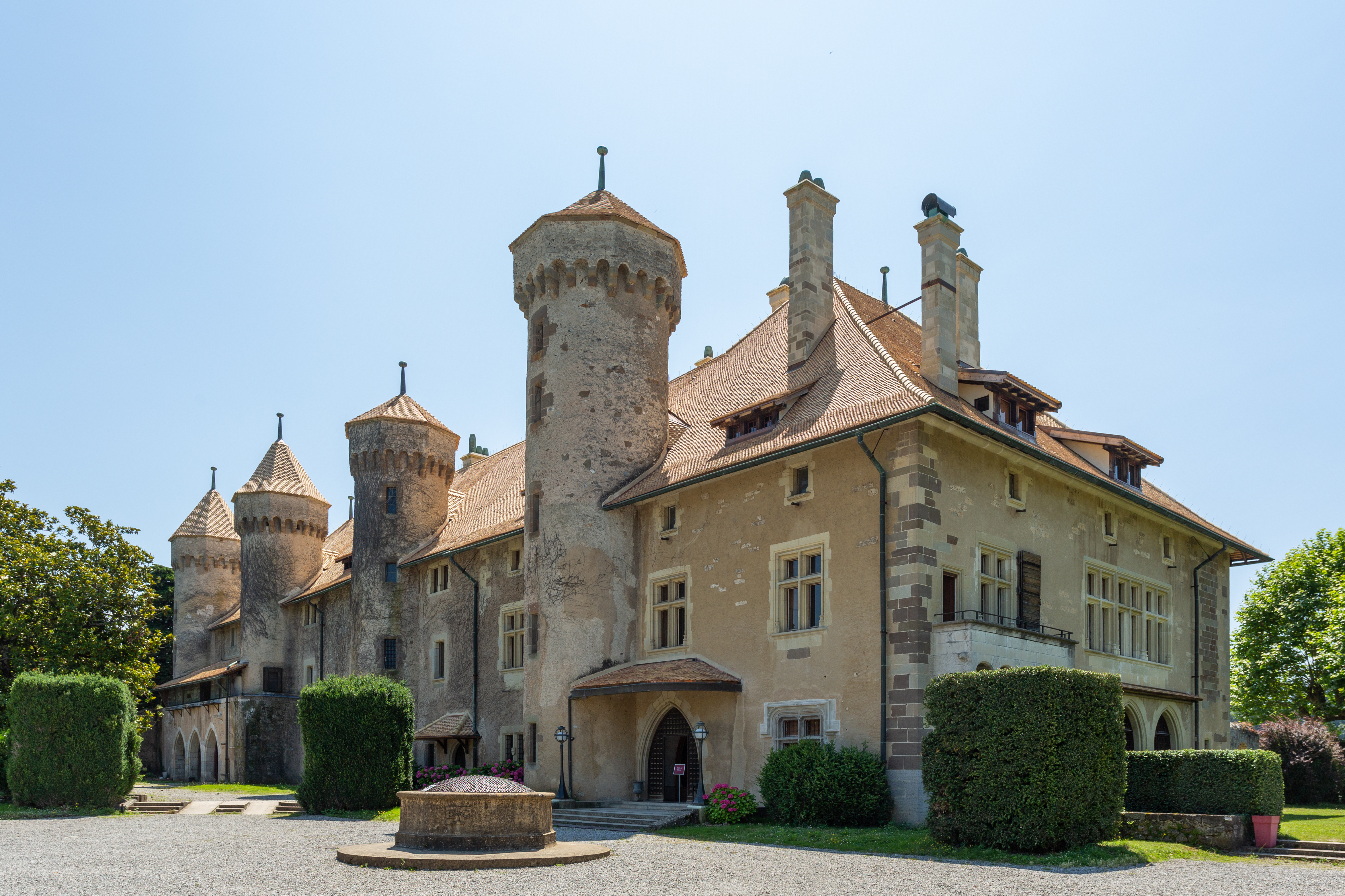 Concert du Cœur Amédée dans les jardins du Château de Ripaille