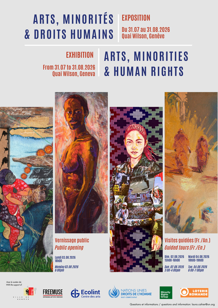Vernissage - Exposition "Arts, Minorités et Droits Humains"