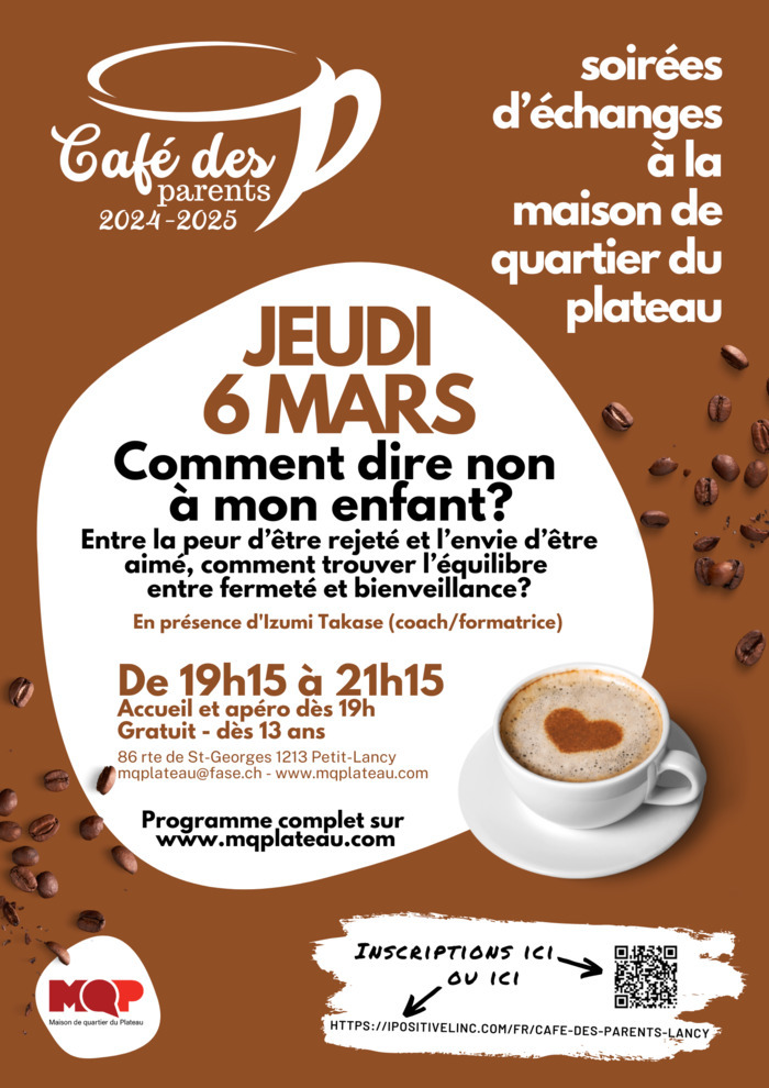 Café des parents à la Maison de quartier du Plateau