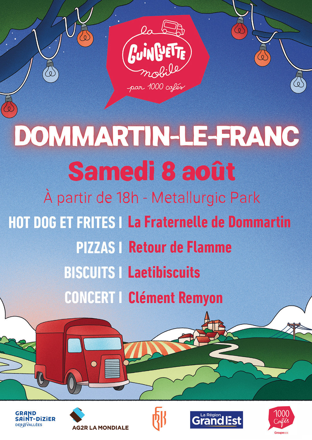 La Guinguette mobile à Dommartin-le-Franc