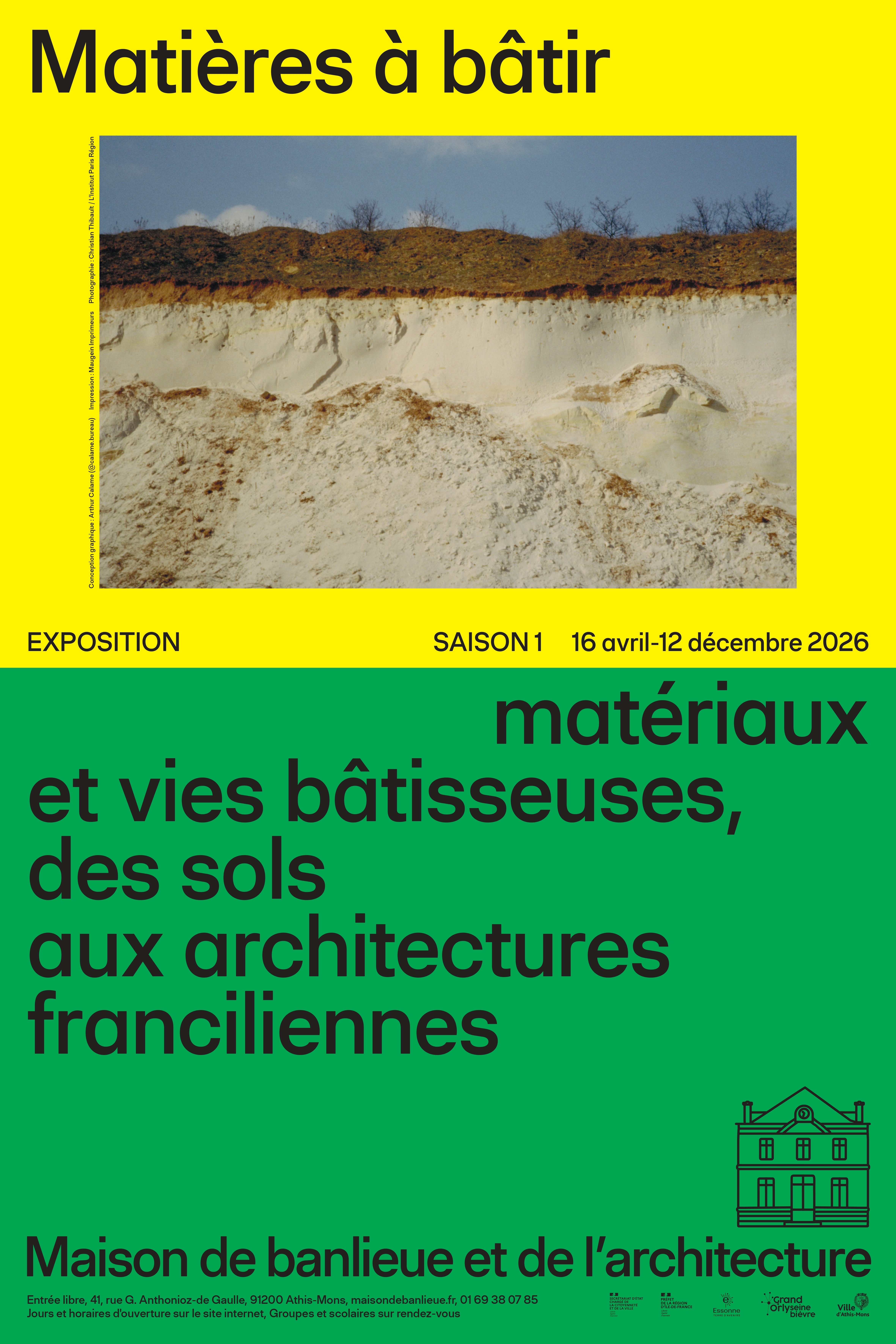 Visite guidée de l'exposition "Matières à bâtir"