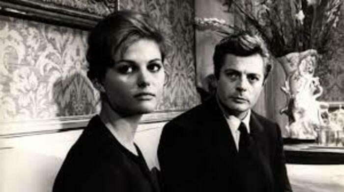 Avec Marcello Mastroianni, Claudia Cardinale