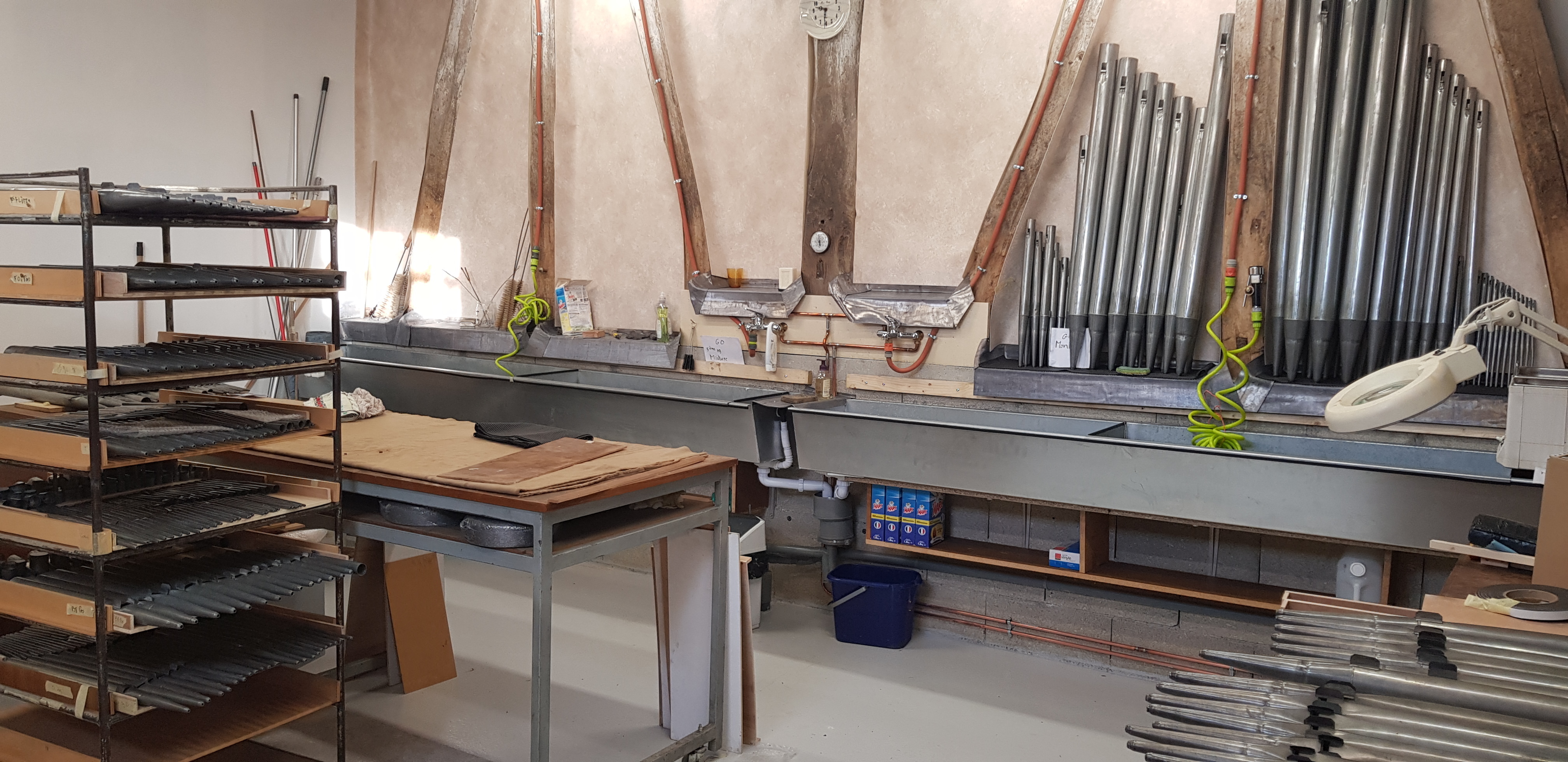 Découvrez un atelier de facture d'orgues