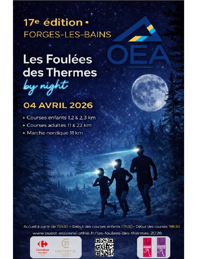 Les Foulées des Thermes by night