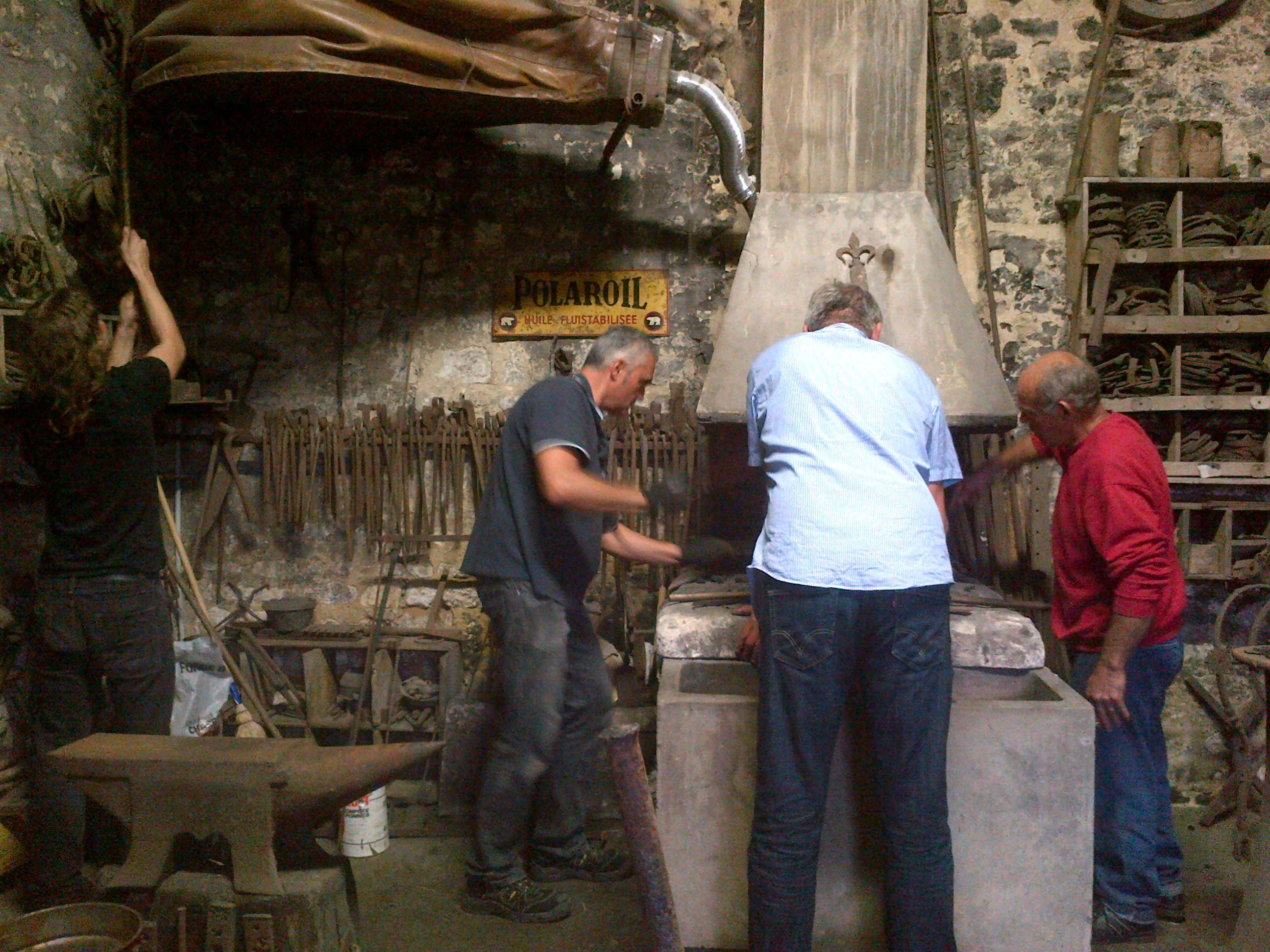 Visite commentée d'une ancienne forge de village