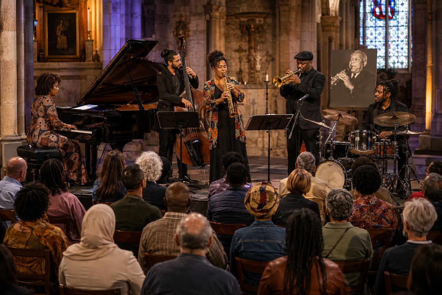 Concert jazz traditionnel de La Nouvelle-Orléans