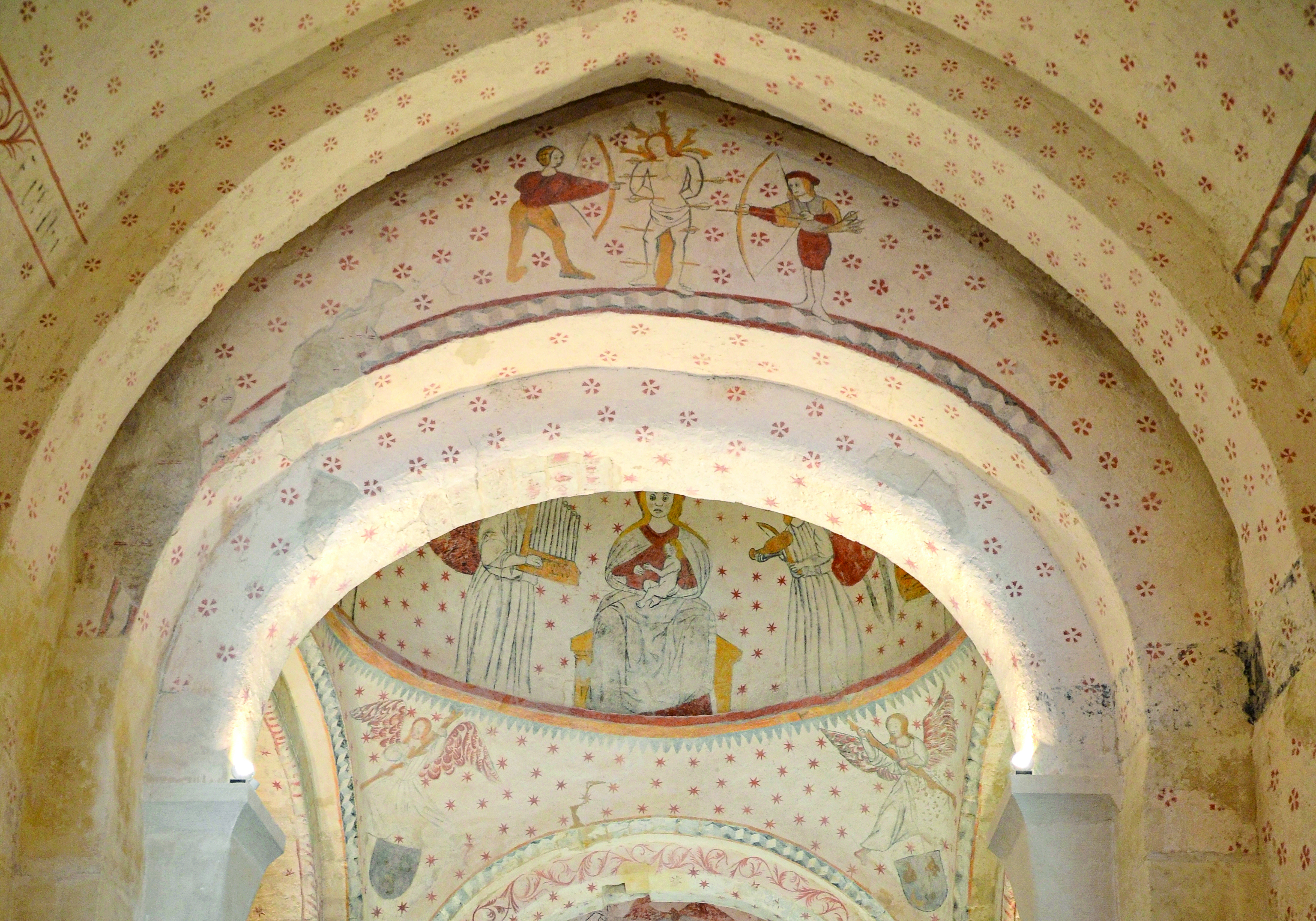 Visites guidées des peintures murales de l'église de Saint-Méard-de-Dronne
