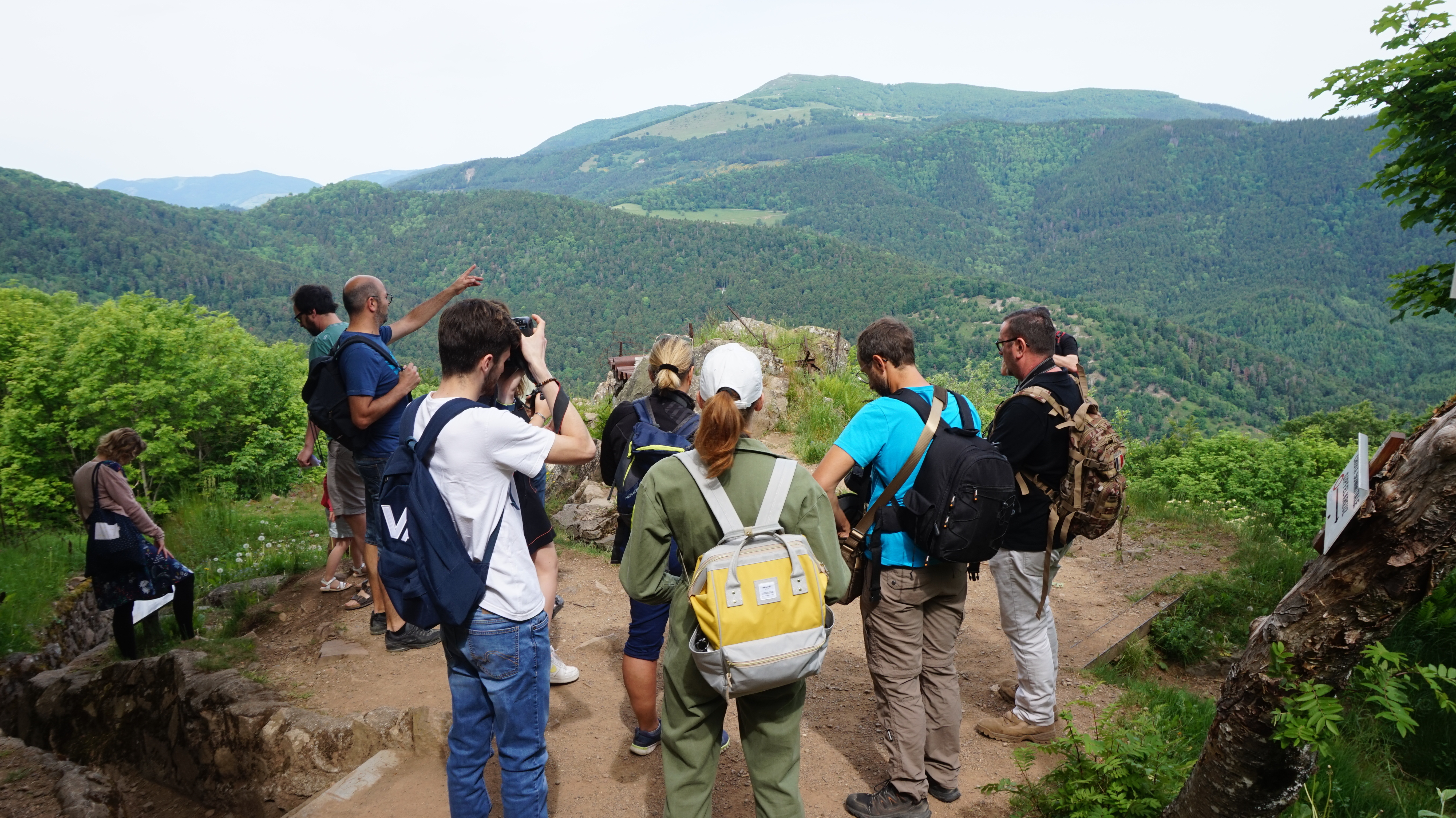Itinérance sur le champ de bataille du Hartmannswillerkopf