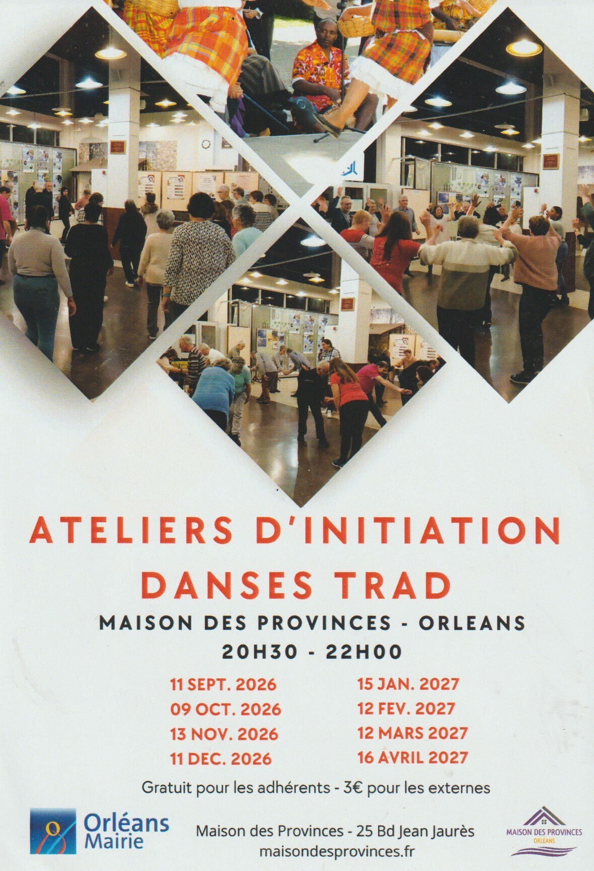 Ateliers initiation danses Trad