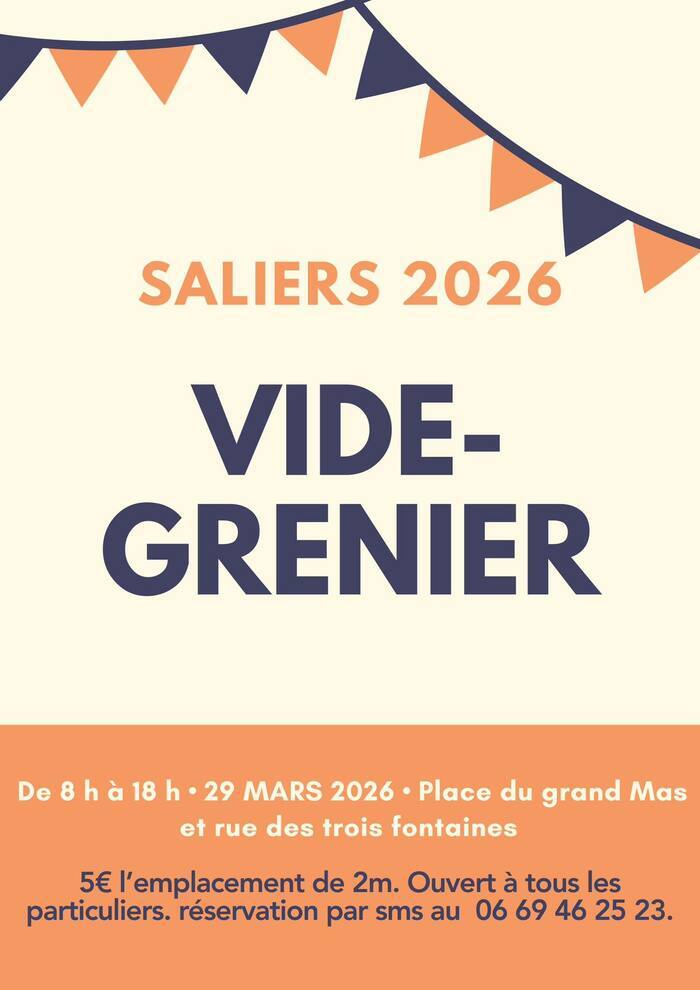 Vide-grenier à Saliers