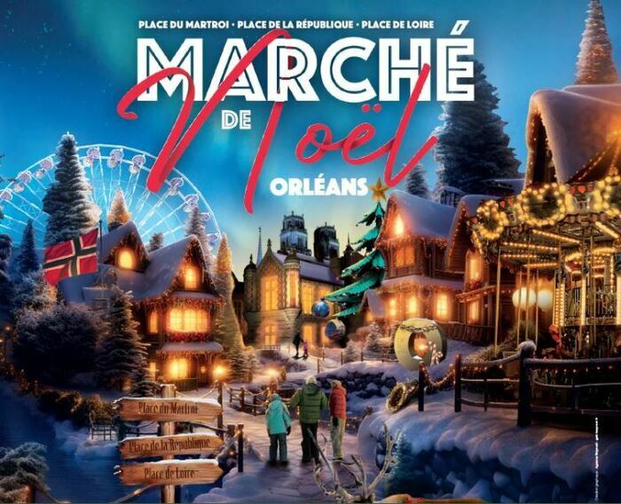 Le Marché de Noël  étend son long manteau blanc places du Martroi, de la République et de la Loire. Des petits chalets en bois joliment décorés proposent de nombreux articles et de nombreux spectac...