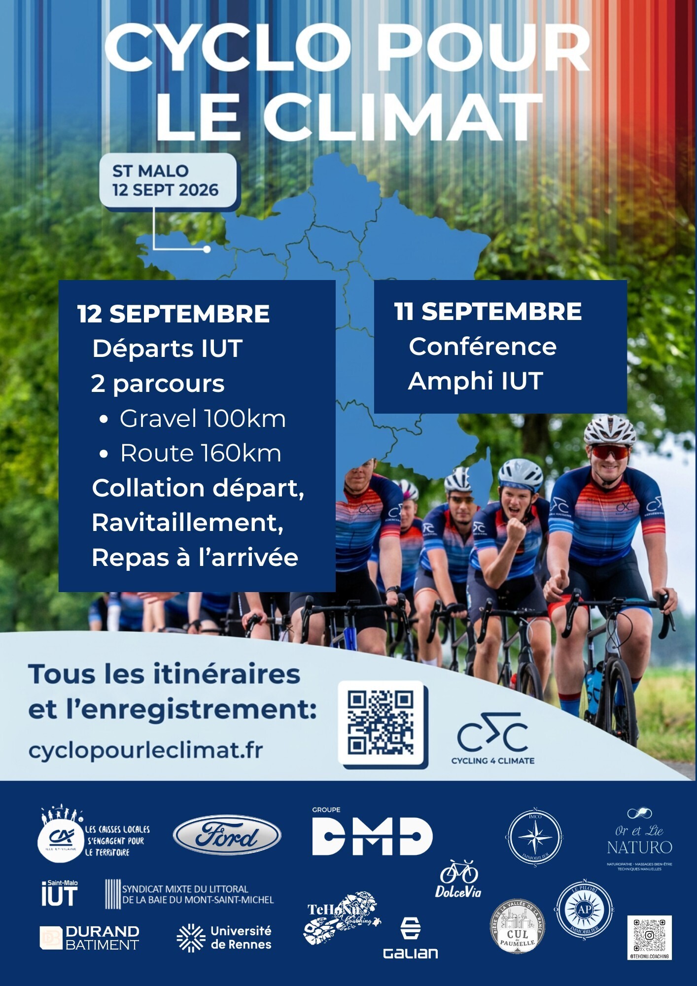 Cyclo pour le climat Saint-Malo