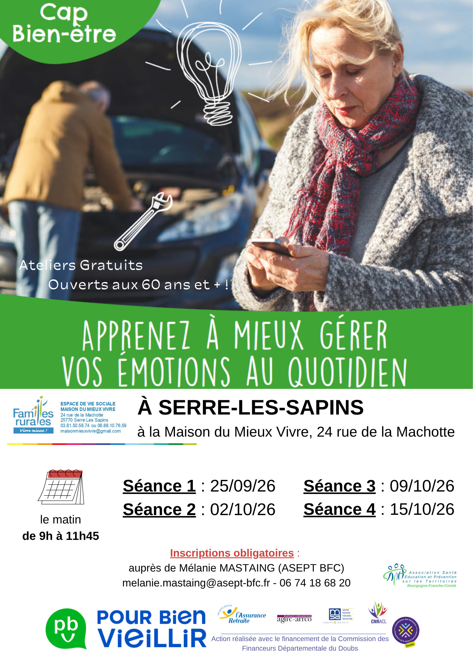 Parcours Cap Bien-être à Serre-les-Sapins