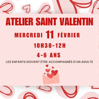 Atelier Saint-Valentin – Enfants (4-6 ans)