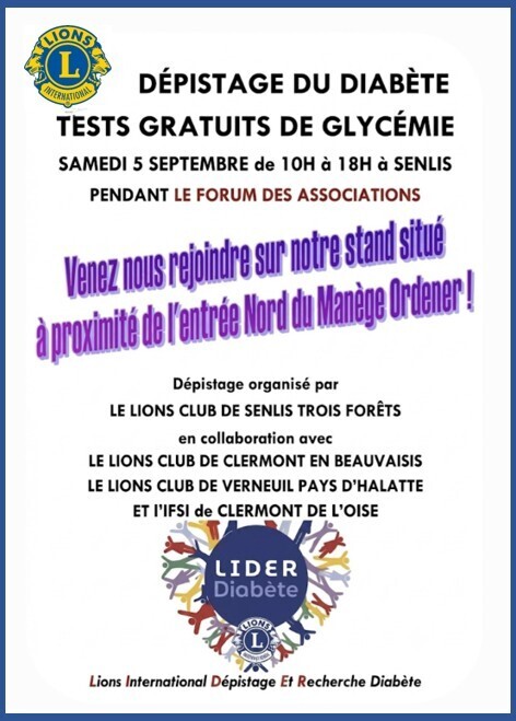 DEPISTAGE GRATUIT DU DIABETE